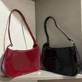 Лаковые туфли, красная сумочка, красная сумочка, лаковые сумочки, платья 5