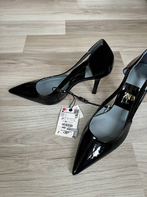 Шлепки 37 размер, Кроссовки 38 размер, Туфли Zara 37, Crocs, Сабо Bershka 37 размер новые 6
