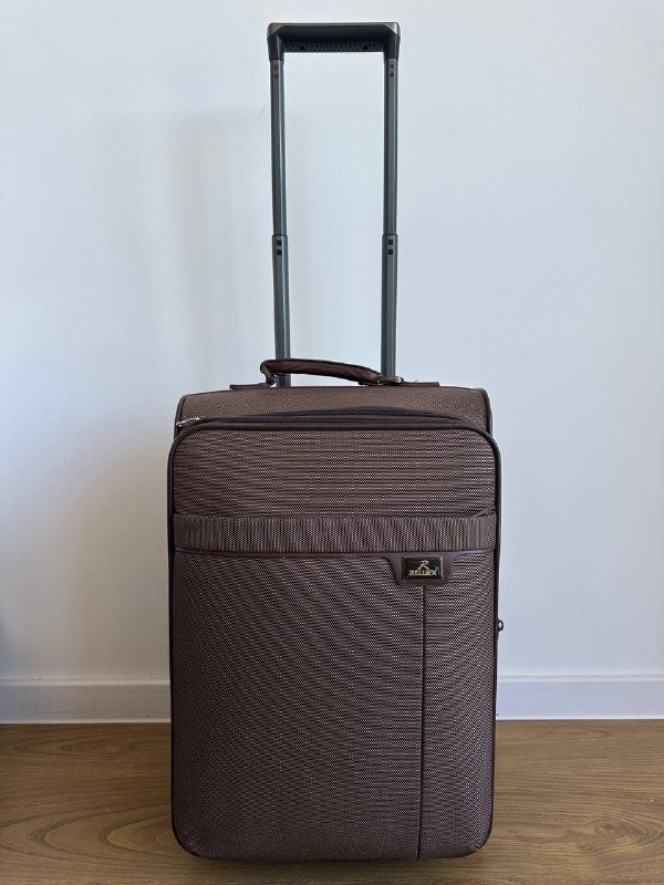 Тканевый чемодан на двух колесах размер S 3