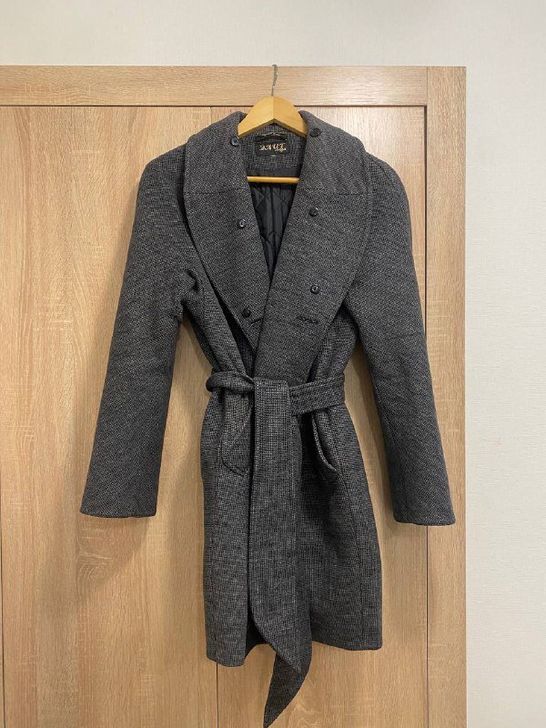 Шерстяное пальто с утеплением, s