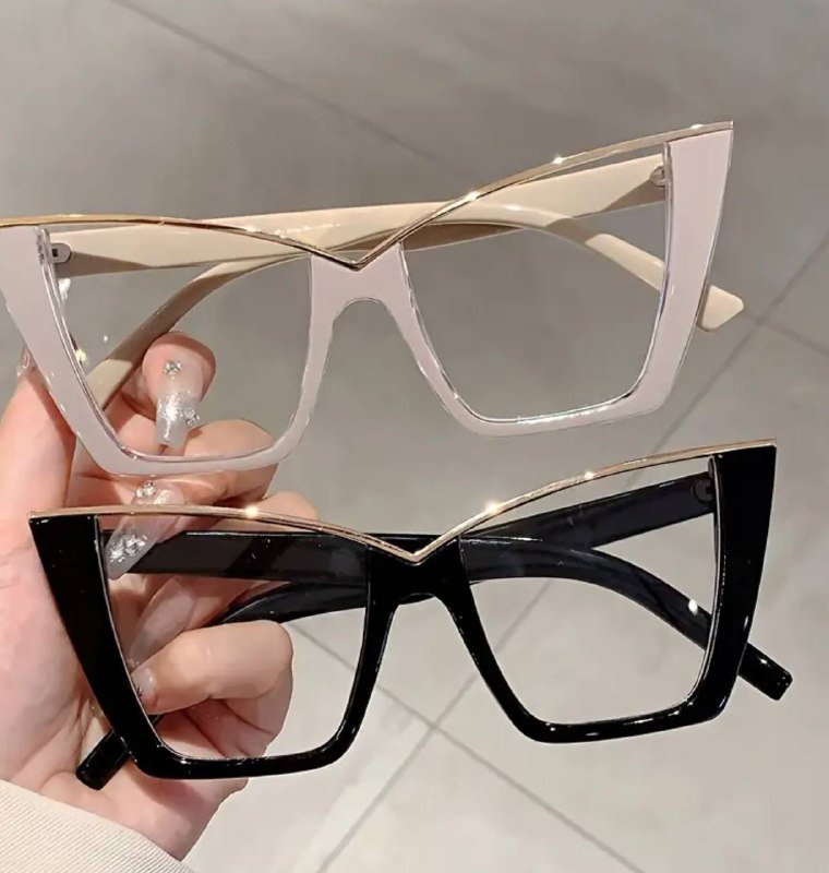 Очки с оправой Cat Eye, линзы AC, оправа из ПК