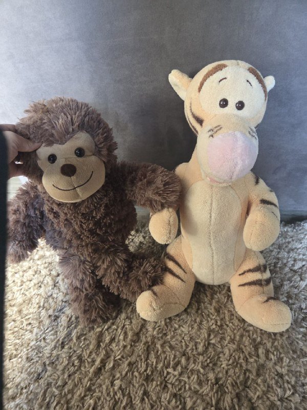 Плюшевая обезьяна, плюшевый тигр 2