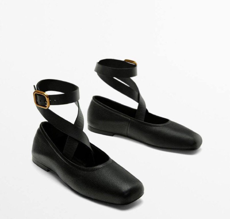 Балетки-балерины Massimo Dutti, натуральная кожа, размер 36 4