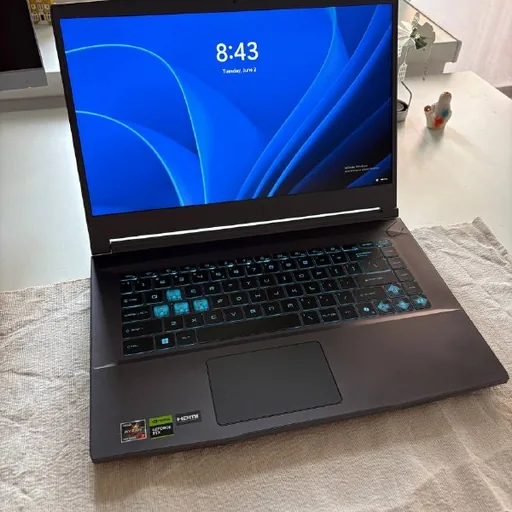 MSI Thin A15 B7VE Gaming Laptop Ryzen 7 RTX 4050 16GB RAM