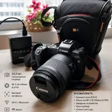 Canon EOS R камера, объектив RF 24-105mm 1