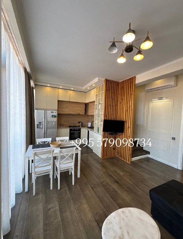 3-комнатная квартира с 2 спальнями в Батуми