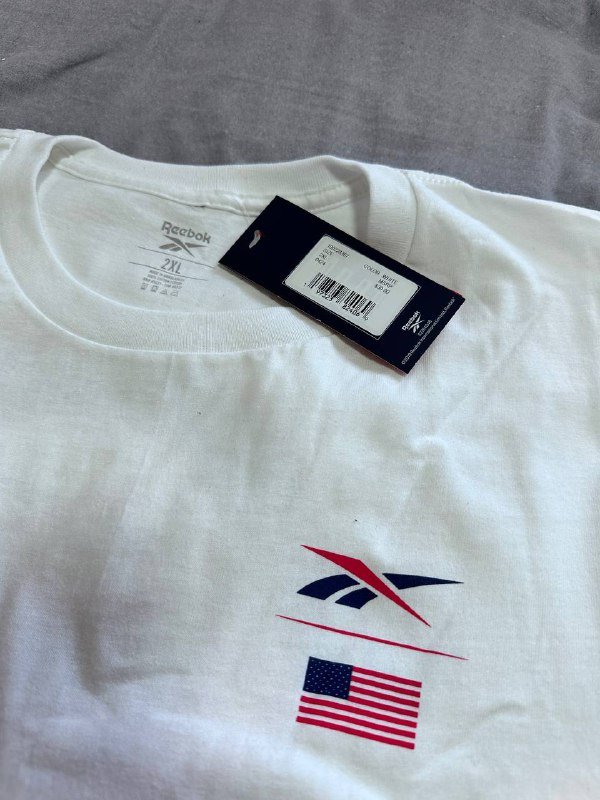 Белая футболка Reebok 2XL новая с бирками 2
