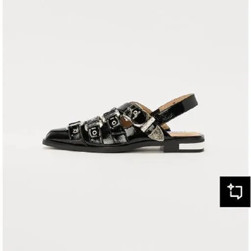 Балетки Steve Madden, черные и белые