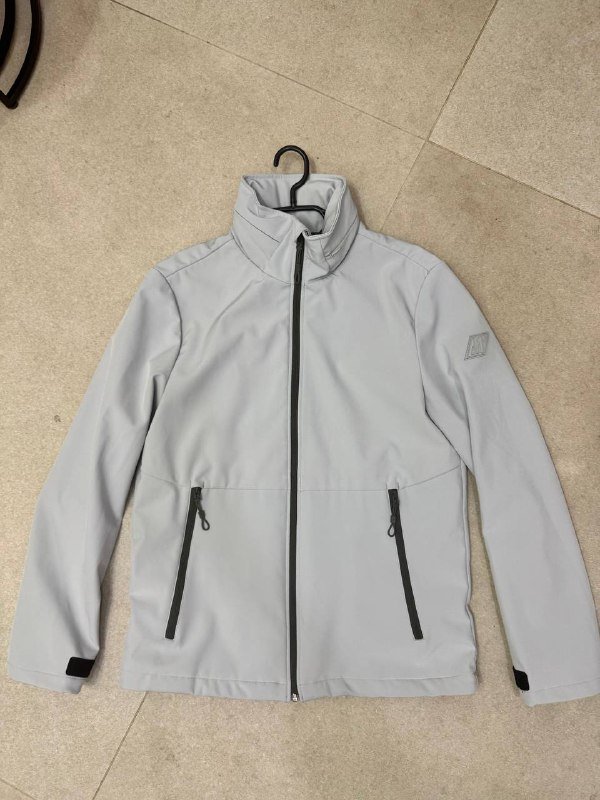 Мужская куртка Mavi светло-серая размер М