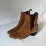 Женские челси Zara из замши 2