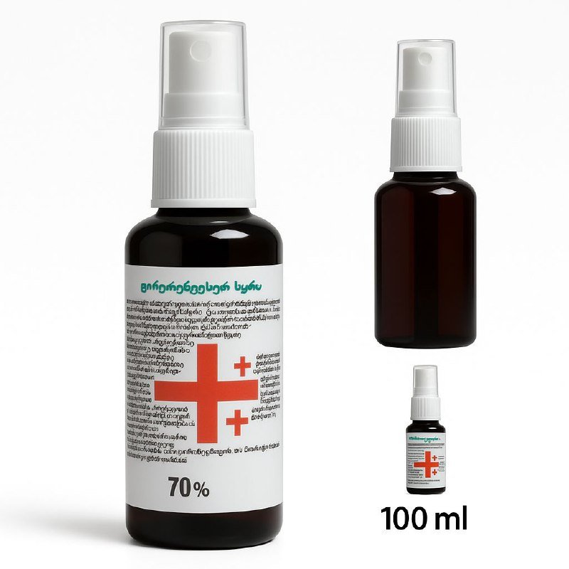 Антисептик для рук и поверхностей 100 мл