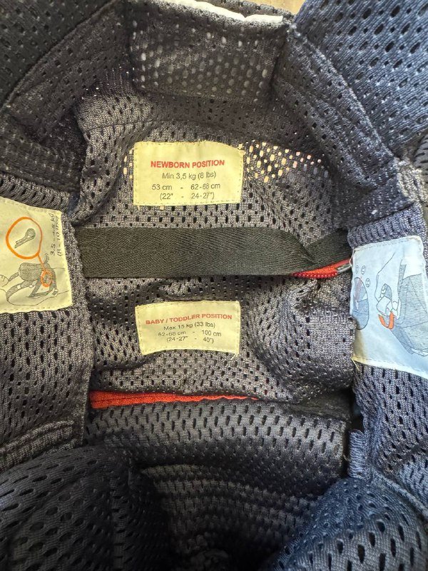 Эргорюкзак Baby Bjorn One Air для детей до 3 лет 5