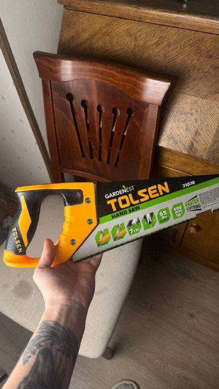 Ручная пила TOLSEN Hand Saw 400 мм 16 дюймов