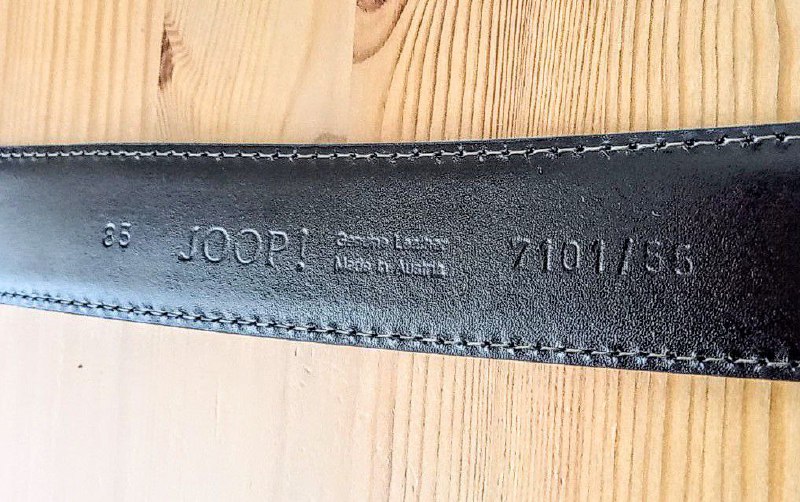 Ремень JOOP! из натуральной кожи, размер 85 4