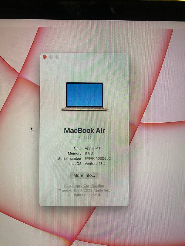 Macbook Air 2020 M1 Rose Gold 4