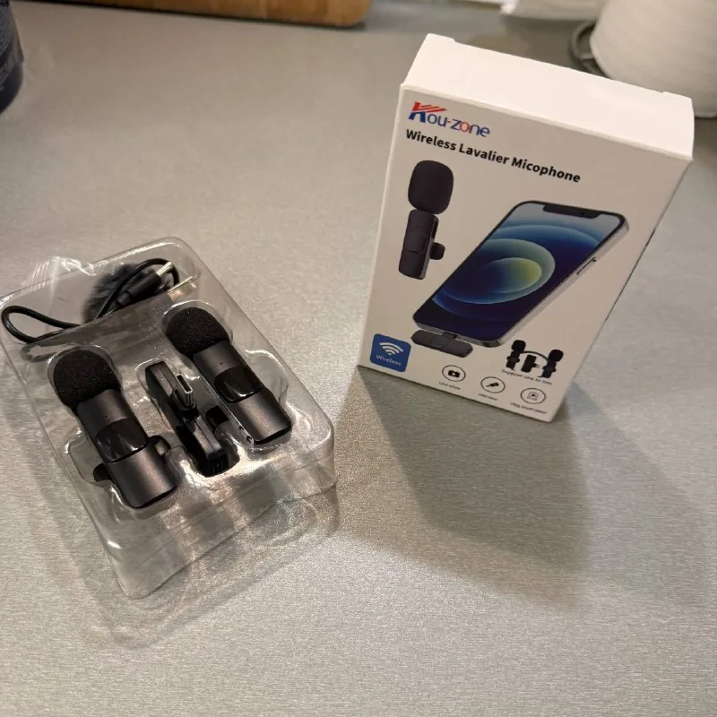 Два беспроводных микрофона с USB-C приемником 1