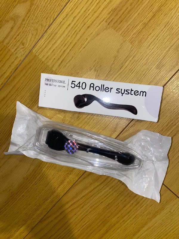 Ролик дермароллер для лица микроигольчатый