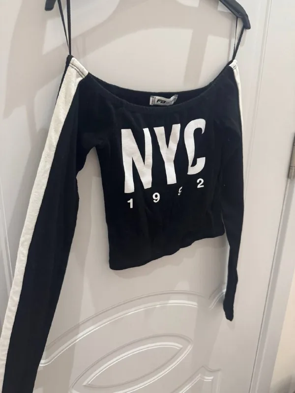 Кофта без плеч NYC 1