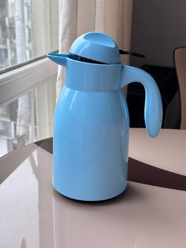 Термос на 950 мл голубой