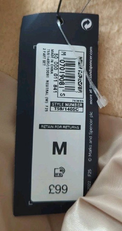 Пальто M&S, размер L, шерстяная смесь 5