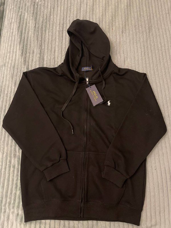 Polo zip hoodie XL, Sp5der hoodie S 6