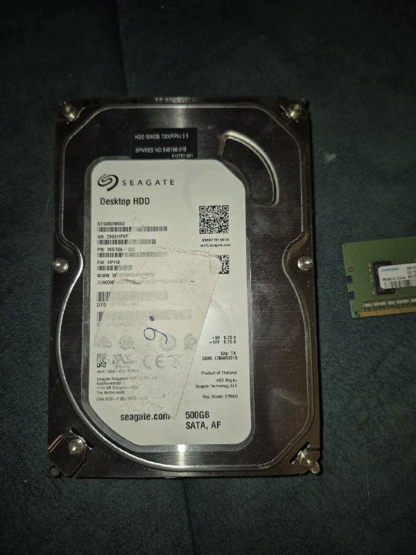 Видеокарта Nvidia GTX 750, Жёсткий диск 500Гб SATA, Оперативная память DDR4 4Gb