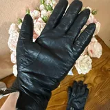 Кожаные перчатки на овчине 2