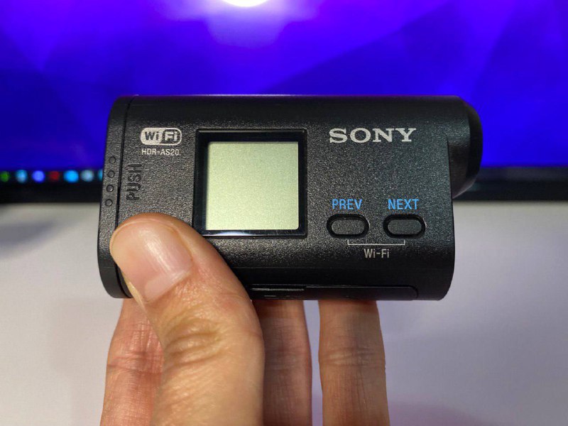 Экшн камера Sony HDR AS20 с аксессуарами