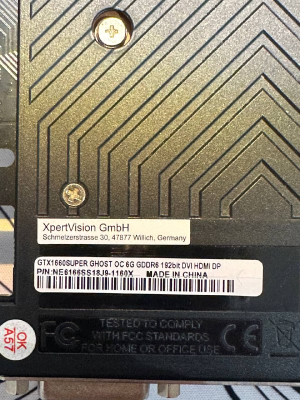 Gainward GTX 1660 Super 6 Gb 2