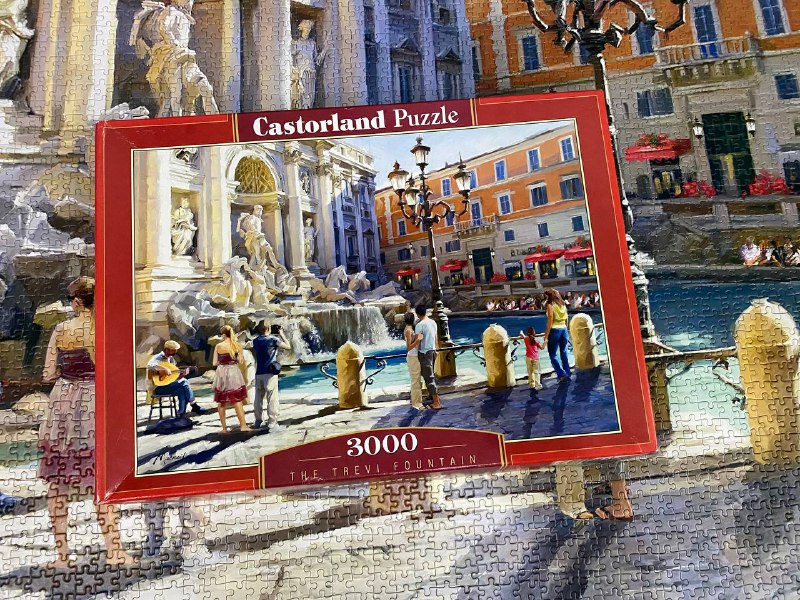Пазл 3000 деталей, книги, крючок для вязания, игра Корова 006