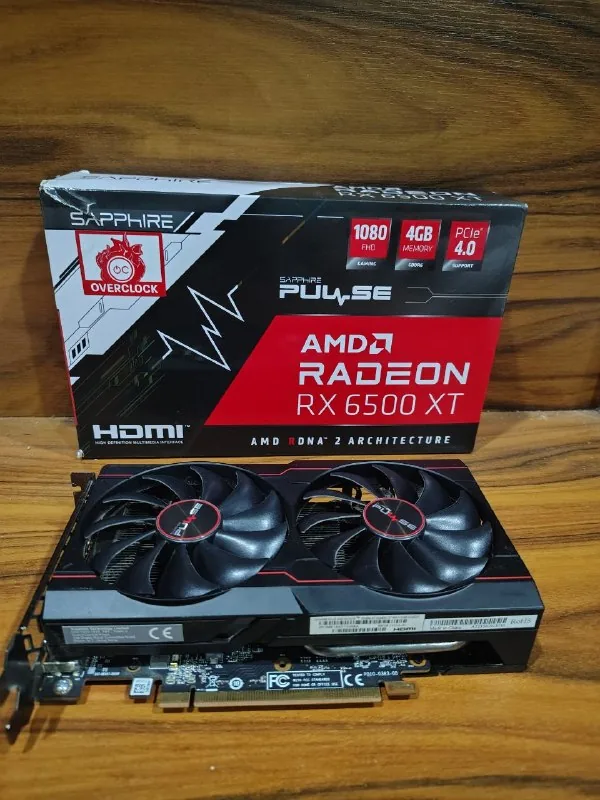 Видеокарта RX 6500 XT 4GB GDDR6 1