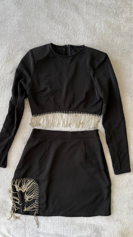 Костюм BEFREE кроп-топ и юбка S 42/44