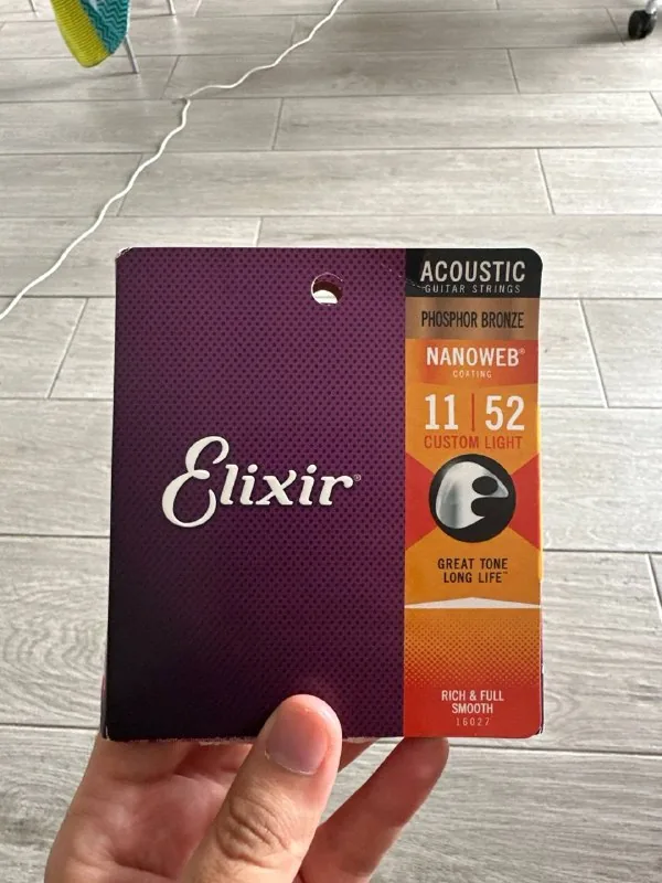 Струны для акустики Elixir 11-52 1