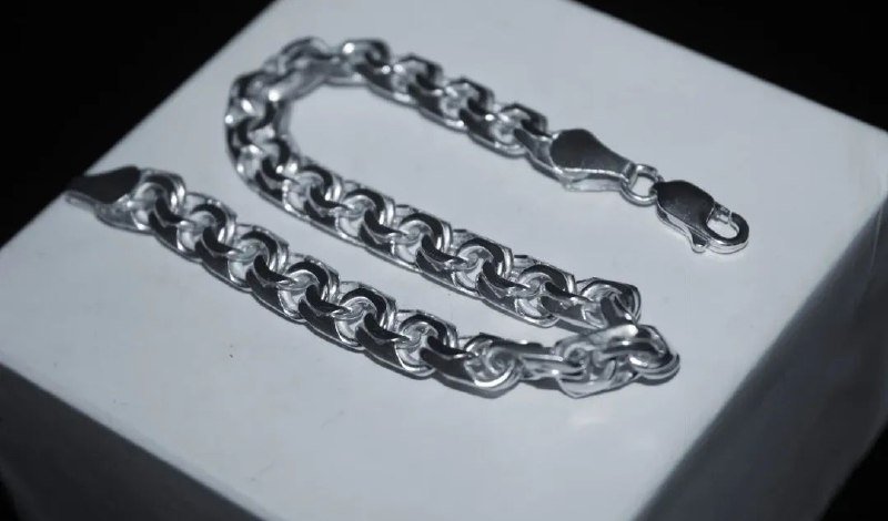 Мужские серебряные браслеты 925 пробы 3