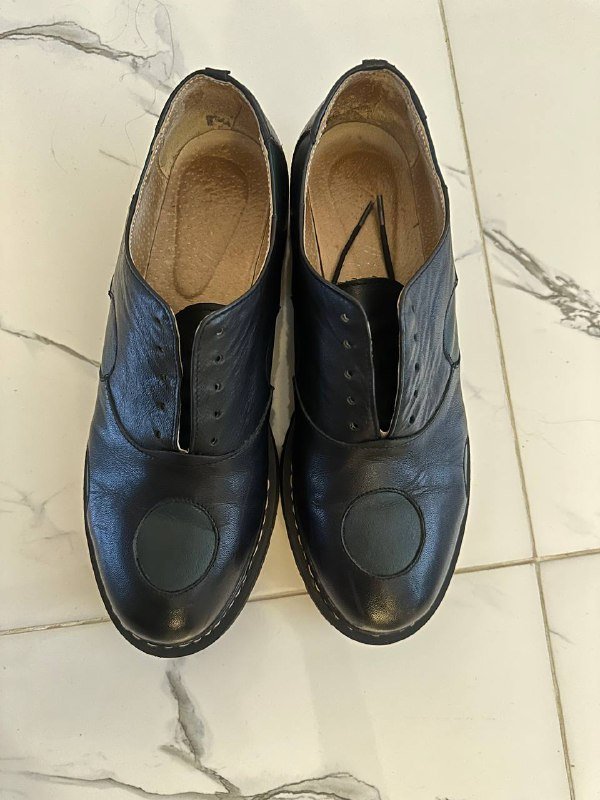 Мужские кожаные туфли размер 40 4