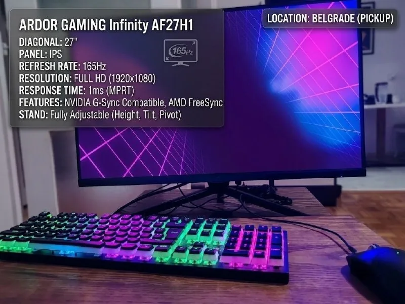 Игровой монитор ARDOR GAMING Infinity AF27H1 27 дюймов 1