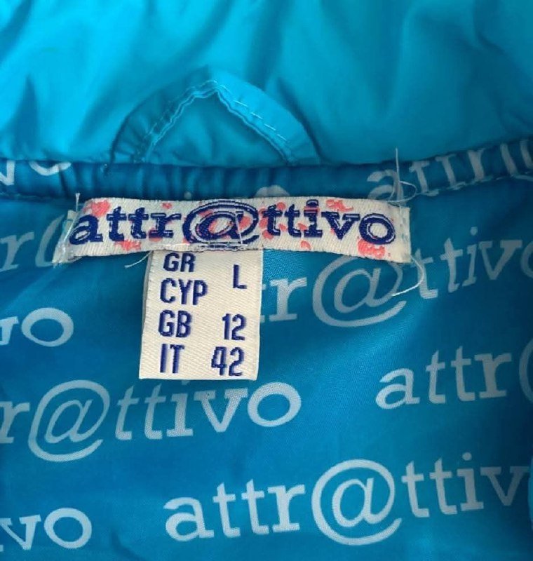 Жилетка-косуха Attrattivo бирюзовая 4