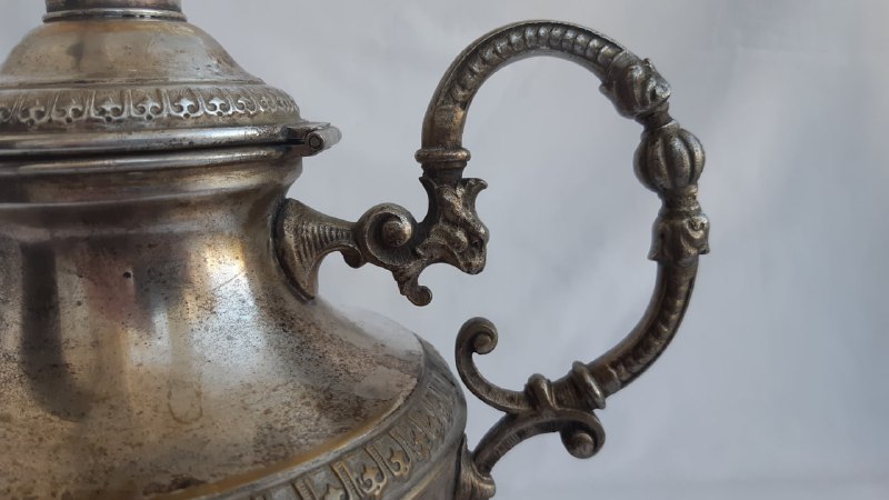 Посеребренный чайник старая Германия 8
