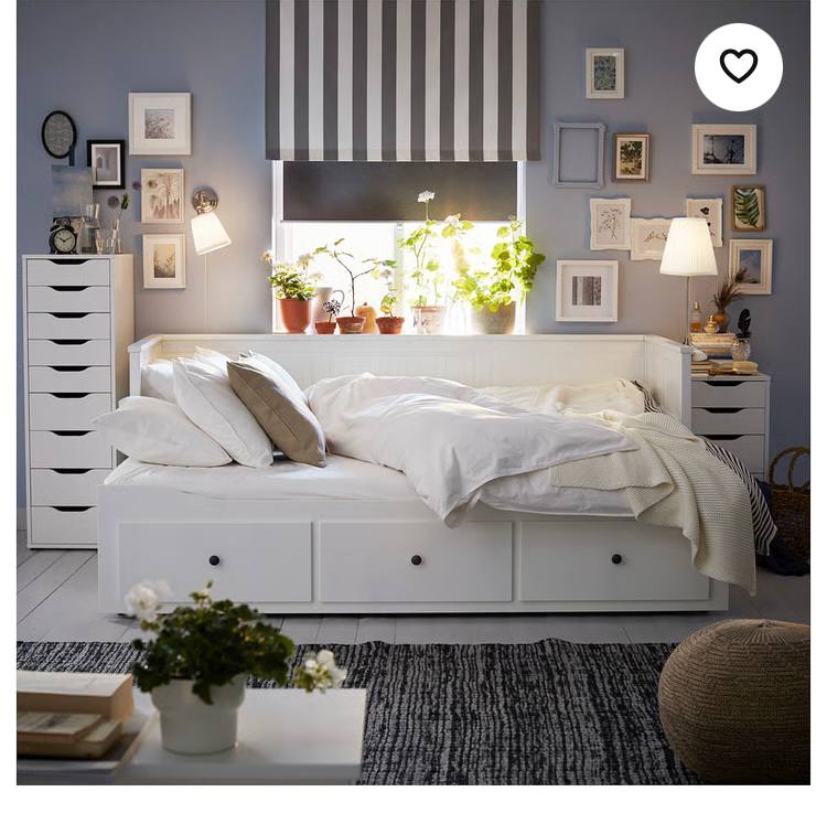 Кровать раздвижная IKEA Hemnes