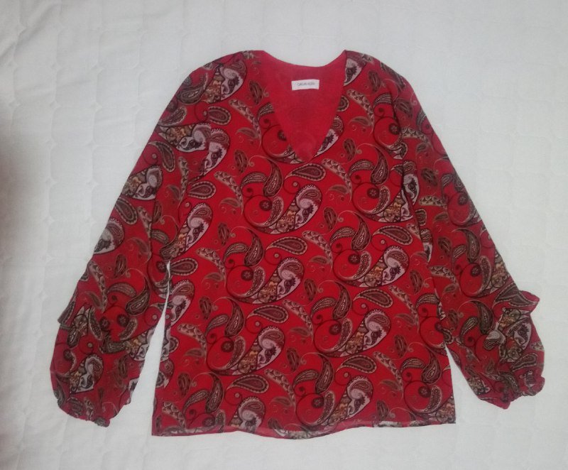 Красная блузка кофточка Calvin Klein, размер S
