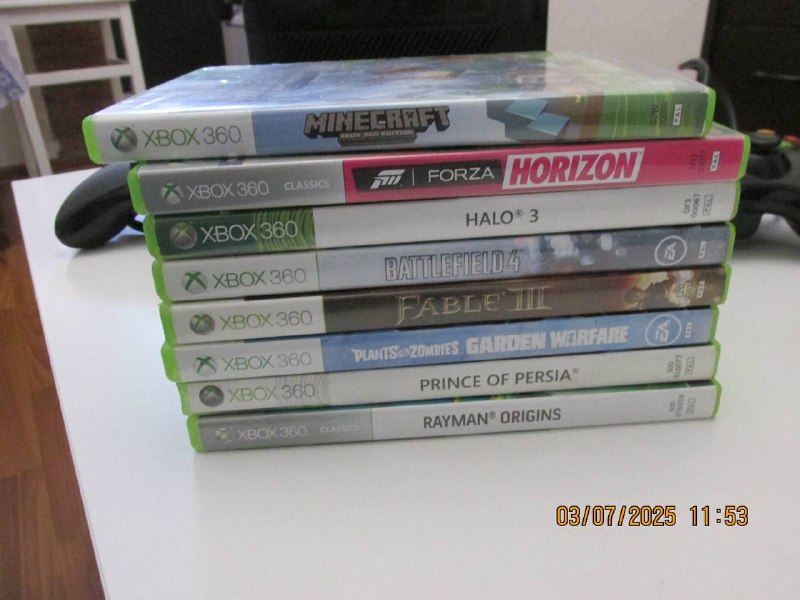 Xbox 360 elite with games and Canon Power Shot 4