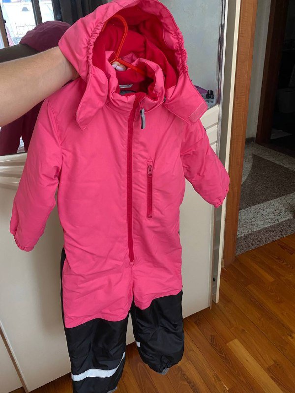 Комбинезон детский зимний розовый