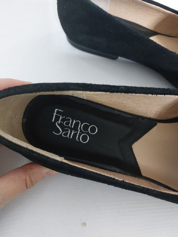 Franco Sarto замшевые туфли черные, размер 38 3