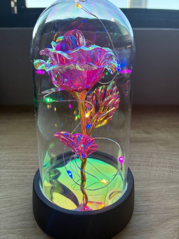 Очки плюс 4, рюкзак 40л, роза светящаяся, сувенир 4