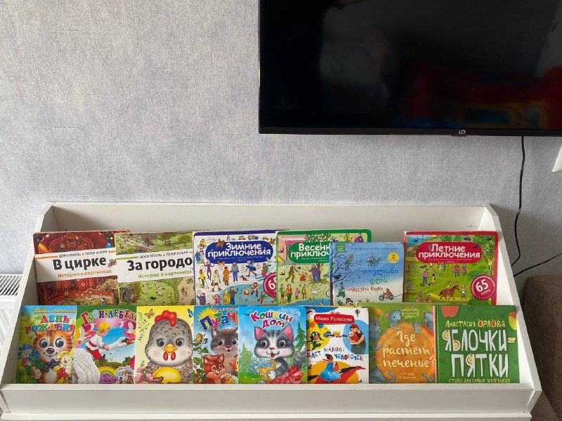 Книжная полка Монтессори