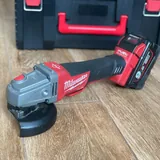 Milwaukee M18 FUEL angle grinder and M18B9 batteries 6