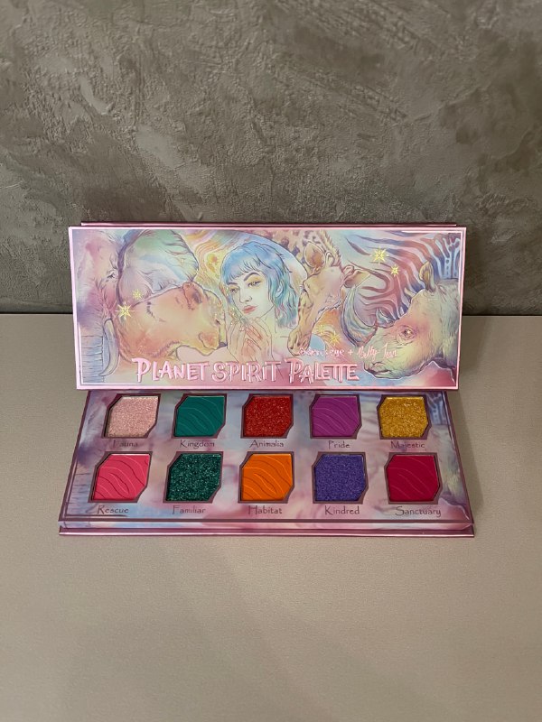Палетки теней Oden's, ColourPop, Kaleidos, Ace Beaute, пудра, хайлайтер