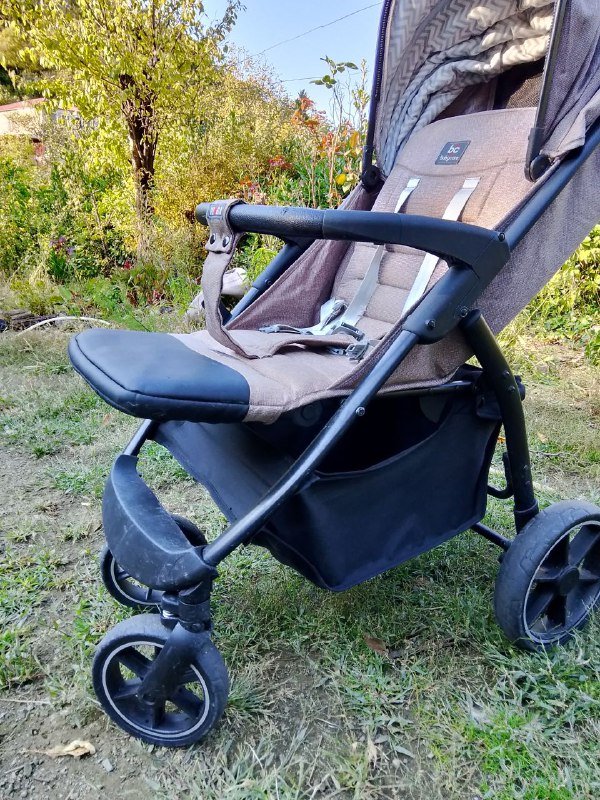 Коляска детская с амортизацией и аксессуарами 6