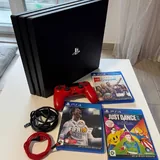 Sony PS4 Pro 1TB с джойстиком и играми 1
