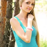 Серьги розовая бахрома 5